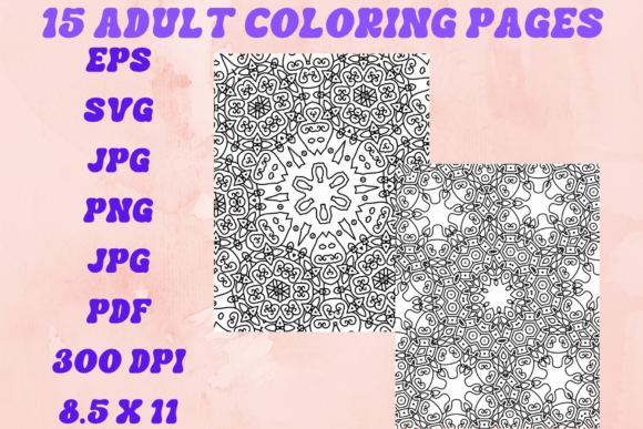 15 Adult Coloring Page Bundle: A Strategic Tool for Creativity, Focus, and Mindful Productivity