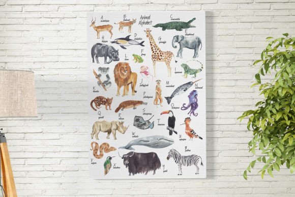 Animal Alphabet Printable ABC Poster: A Modern Educational and Decorative Trend