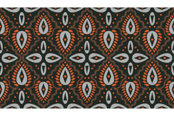 Batik Abstract Wave Dark Green: A Versatile Design Pattern