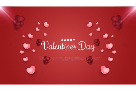 Beautiful Valentine's Day Background for Romantic Designs