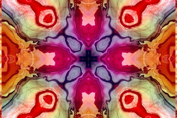 Bright Psychedelic Lava Kaleidoscope: A Gateway to Colorful Imagination