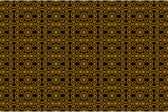 Circle Location Gold Black Pattern: A Timeless Design for Luxury Vintage Style