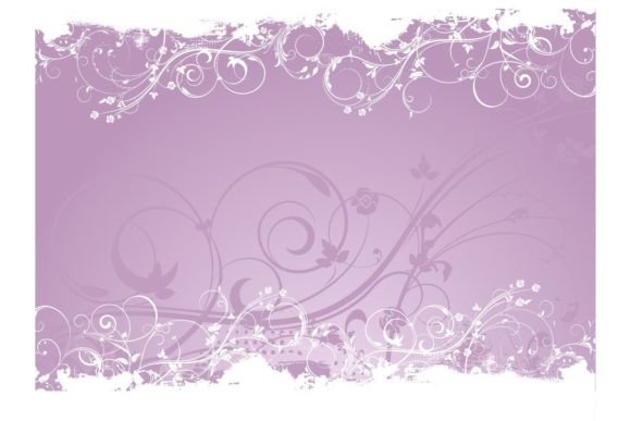 Floral Valentine's Day Background