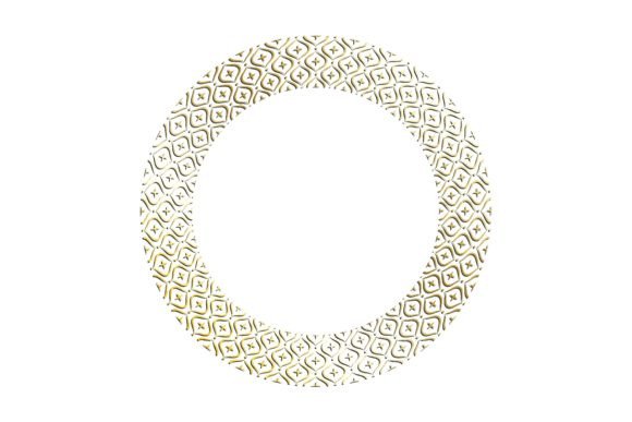 Golden Wide Round Abstract Geometric Ara: A Strategic Tool for Visual Communication