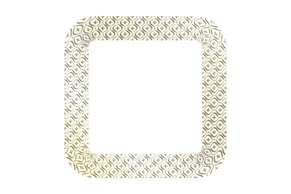Golden Wide Square Abstract Geometric Art: A Modern Fusion of Tradition and Design