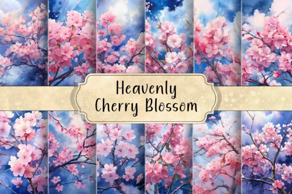 Heavenly Cherry Blossom: A Dreamlike Watercolor Masterpiece
