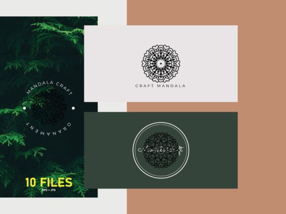 Mandalas Ornament Bundle 10 Side Vol.43: A Unique Collection of Symbolic Designs
