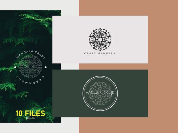 Mandalas Ornament Bundle 10 Side Vol.49: A Versatile Design Resource for Creative and Practical Use