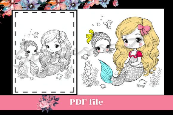 Mermaid Coloring Pages and KDP Interior: A Creative Journey for Artists and Entrepreneurs
