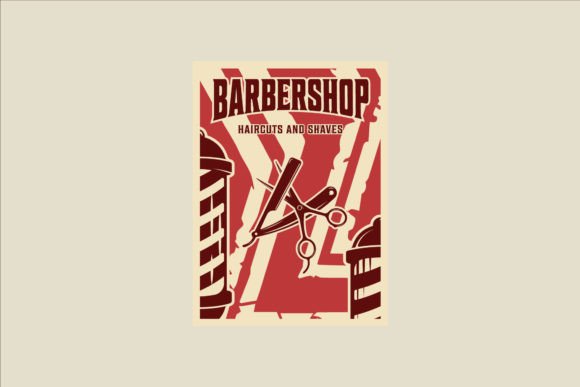 Razor and Scissor Barber Shop Vintage