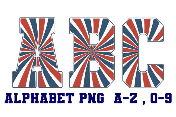 Retro Patriotic Alphabet Letters: A Timeless Design Tool for Creative Projects