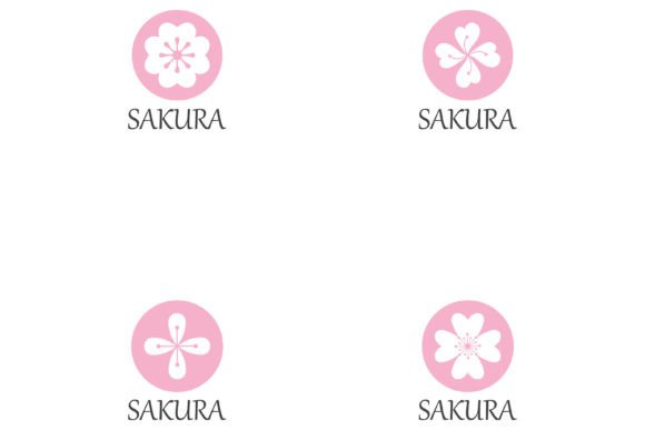 Sakura Flower Icon Logo Design Template: A Timeless Symbol of Beauty and Culture