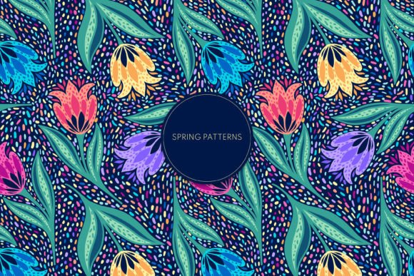Spring Patterns: Bring the Beauty of Blooming Tulips to Your Designs