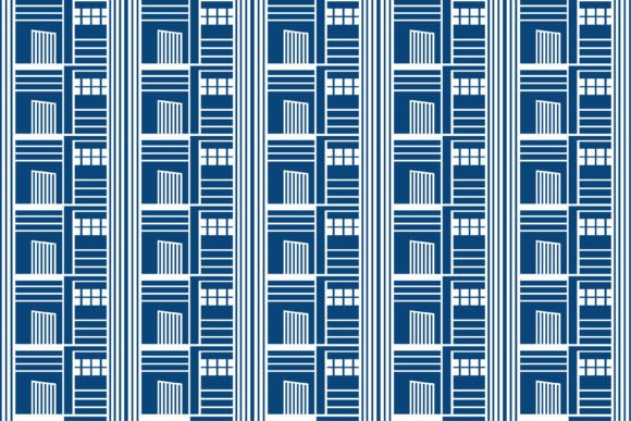 Structure Geometric Pattern Blue: A Versatile Design Element for Modern Creativity