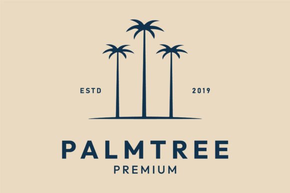The Timeless Appeal of the Palm Tree Vintage Logo Minimalist Vector in Modern Design